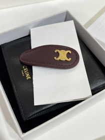 Celine Arc de Triomphe logo water drop bread hairpin-3564  